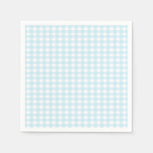 Blue Gingham Servetten