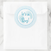 Blue Gingham Sticker (Tas)