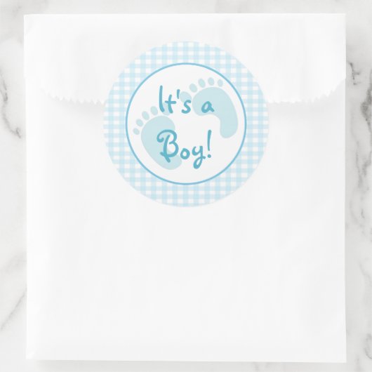 Blue Gingham Sticker (Tas)