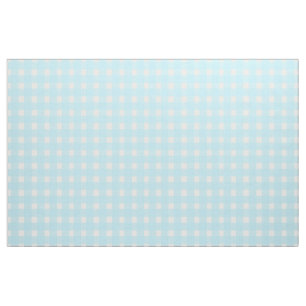 Blue Gingham Stof