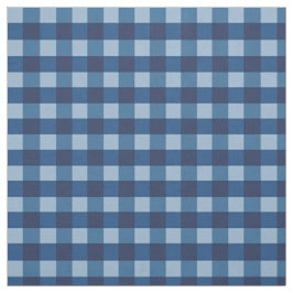 Blue Gingham Stof