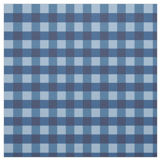 Blue Gingham Stof (Swatch)