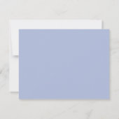 Blue Gingham Stork Nursery Note Card Kaart (Achterkant)