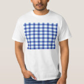 Blue Gingham T-shirt (Voorkant)