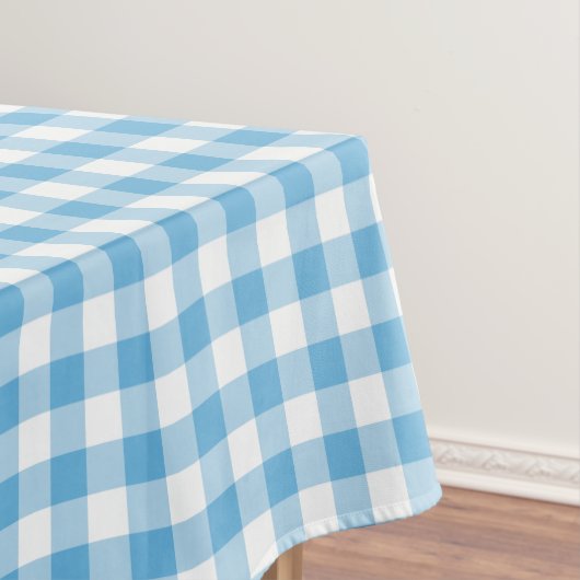 Blue Gingham Tafelkleed (Voorbeeld)