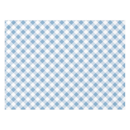 Blue Gingham Tafelkleed (Voorkant (Horizontaal))