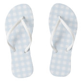 Blue Gingham Teenslippers (Voetbed)