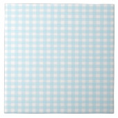Blue Gingham Tegeltje (Voorkant)