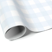 Blue Gingham Wrapping Paper Cadeaupapier (Rol Hoek)