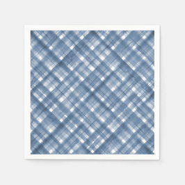 Blue Gingham | Zomer picknick Baby shower servette Servet