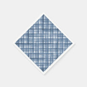 Blue Gingham | Zomer picknick Baby shower servette Servet (Hoek)
