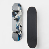 Blue Giraffe Skateboard (Voorkant)