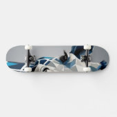 Blue Giraffe Skateboard (Horizontaal)