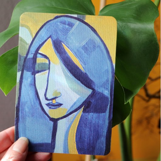 Blue Girl Bedankkaart