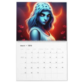 Blue Girl Calendar Kalender (Mar 2026)