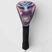 Blue Girl Dragon Golfheadcover (Voorkant)