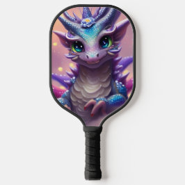 Blue Girl Dragon Pickleball Paddle