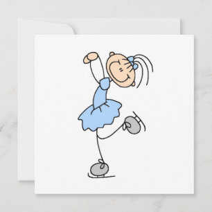 Blue Girl Figuurtjes Skater T-shirts en cadeautjes