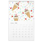 Blue Girl Graphics Illustration Calendar Kalender (Jan 2026)