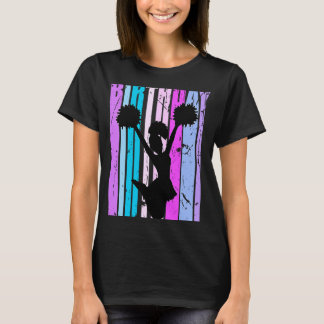 Blue Girls Cheerleader Cheerleading Womens Grandau T-shirt