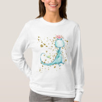 *~* Blue Girly Dragon Dinosaur Flowers Glitter