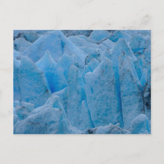 Blue Glacier Briefkaart (Voorkant)