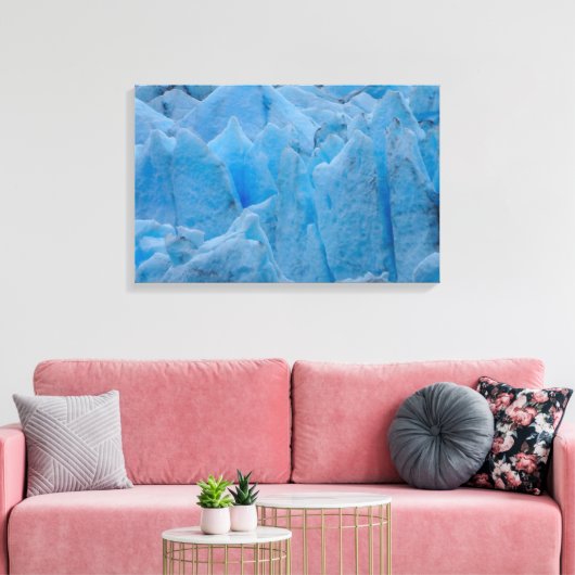 Blue Glacier Canvas Afdruk (Insitu (Woonkamer))