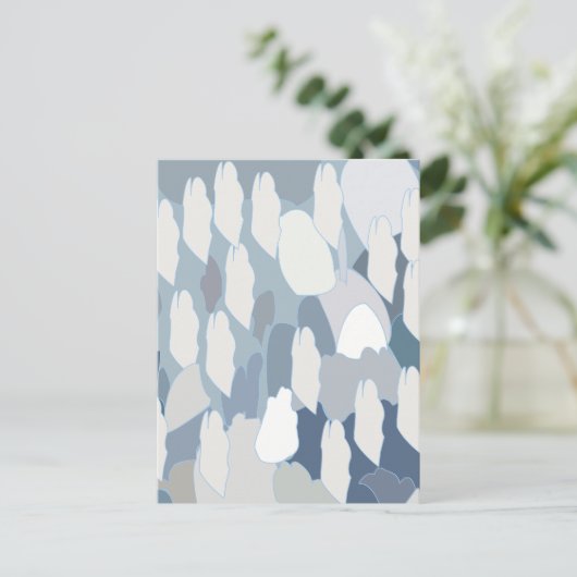 Blue Glacier Ice Briefkaart (Staand voorkant)