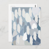 Blue Glacier Ice Briefkaart (Voorkant / Achterkant)