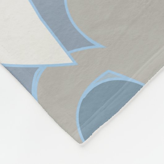 Blue Glacier Ice Fleece Deken (Hoek)