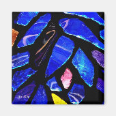 "Blue Glass" Magnet (Voorkant)