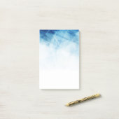 Blue glass post-it® notes (Op bureau)