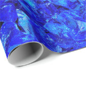 Blue Glass Rocks Cadeaupapier (Rol Hoek)