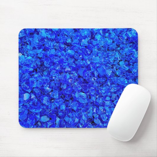 Blue Glass Rocks Muismat (Met muis)