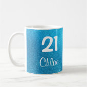 Blue Glitter 21st Birthday Mok () (Links)