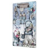 Blue Glitter Alice in Wonderland Klembord (Links)