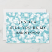 Blue Glitter, ben je mijn moeder van HONOR? Kaart (Voorkant)