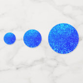 Blue Glitter Birthday Confetti (Achterkanten)