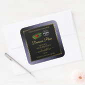 Blue Glitter Black Gold Product Label Ladybug Logo (Envelop)