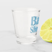 Blue Glitter Boy Baby shower Shots Shot Glas (Links)