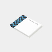 Blue Glitter Chevron Notes (Schuin)