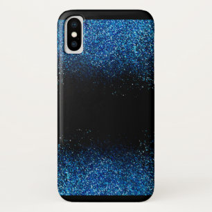 Blue Glitter Dust Phone Case