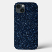 Blue Glitter-effect Case-Mate iPhone Case (Achterkant)