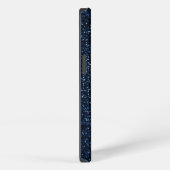 Blue Glitter-effect iPhone Hoesje (Rechterkant)