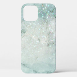 Blue Glitter en Bokeh iPhone / iPad case