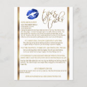 Blue Glitter 💋 Instructies 2 Flyer (Achterkant)