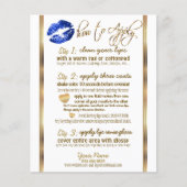 Blue Glitter 💋 Instructies 2 Flyer (Voorkant)