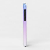 Blue Glitter Ombré Glam Sparkles Case-Mate iPhone Case (Achterkant/links)