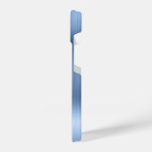 Blue Glitter Personalized iPhone Hoesje (Linkerkant)