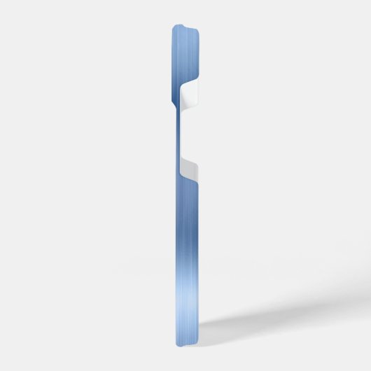 Blue Glitter Personalized iPhone Hoesje (Linkerkant)